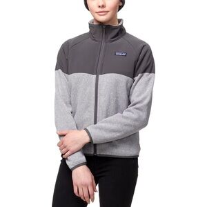 Patagonia Lightweight Better Sweater Shelled Jacket Sz S In Feather Grey